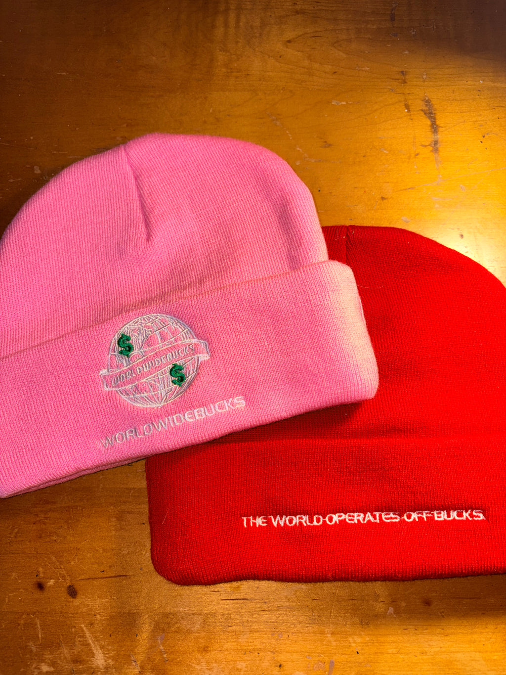 world wide bucks  "valentines day" beanie collection